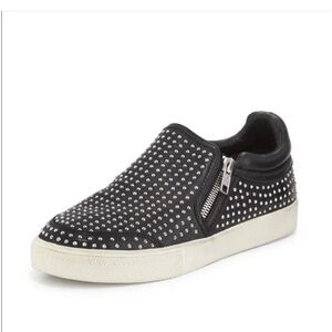 Ash Leather Studded Iman Napa slip on loafers leather